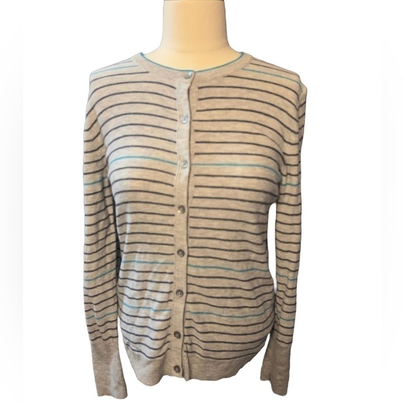 Eddie Bauer Striped Cardigan - Picture 1 of 5